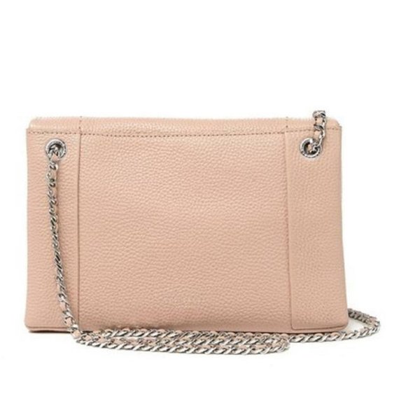 NEW. π Ted Baker - Clarria Soft Leather Clutch - pale pink - Picture 5 of 14
